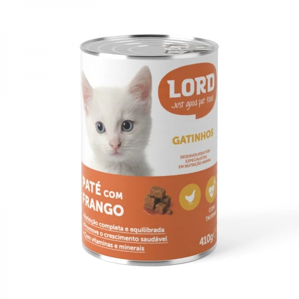 Patê Lord Gatinhos Frango Pedaços com Molho 410g