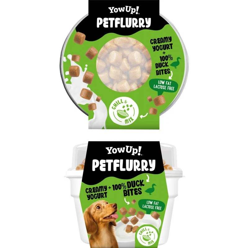 Petflurry Yogurt Cremoso c/ Topping de Pato