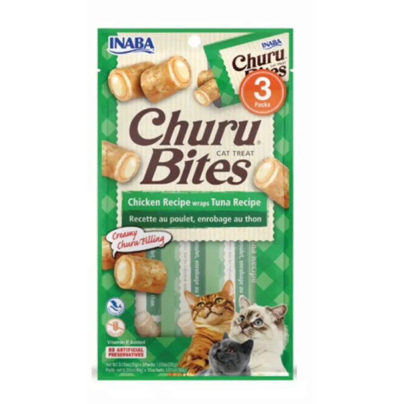 Inaba Churu bites para gatos - Pollo con Atún