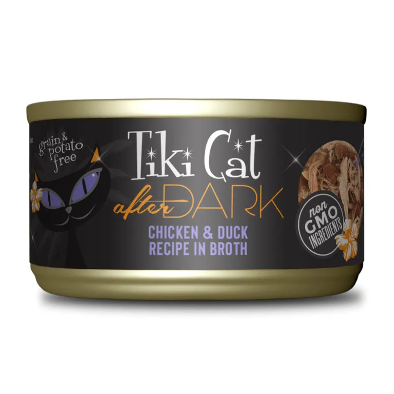 Tiki Cat lata After Dark - Pollo y pato en caldo