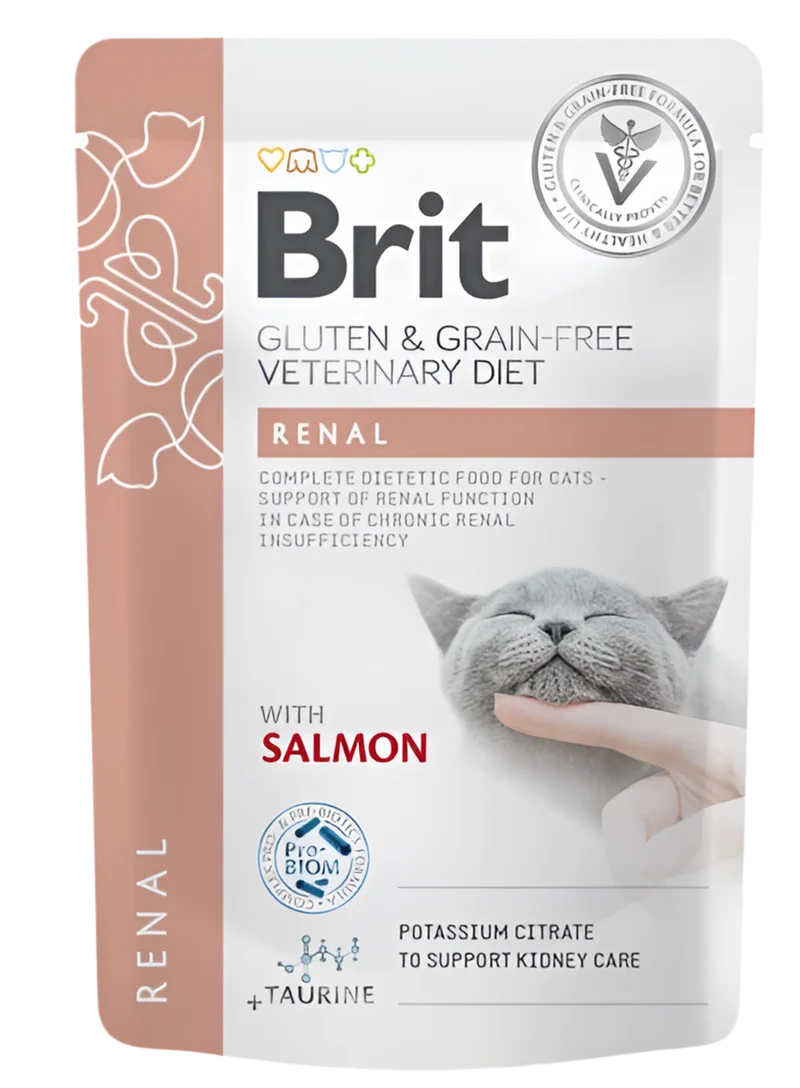 Brit Care | Renal - Pollo con salmon en salsa (85g)