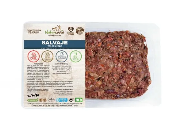 Menú BARF Salvaje - Naturcanin