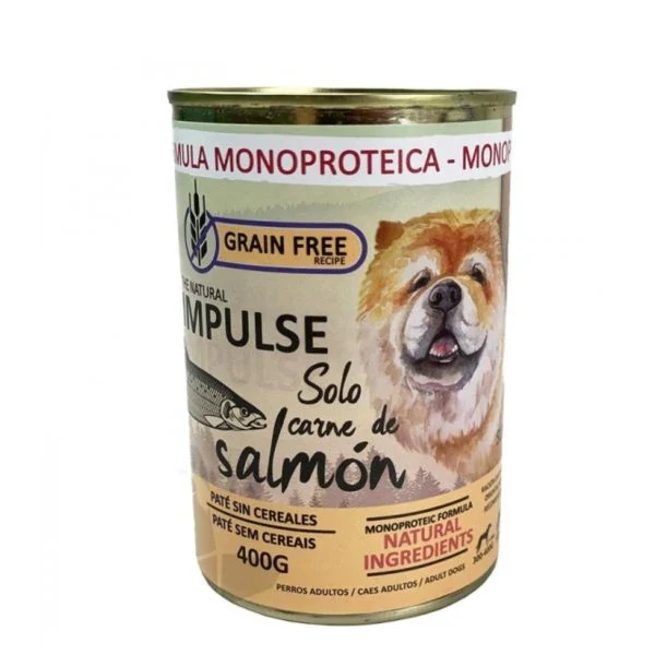 Natural Impulse - Lata monoprotéica de salmón