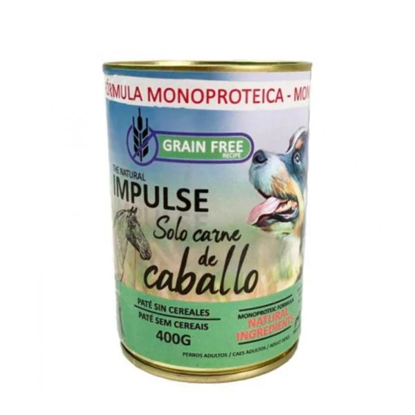 Natural Impulse - Lata monoprotéica de caballo