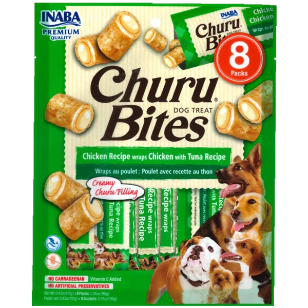 Inaba churu bites perro - Pollo con atún