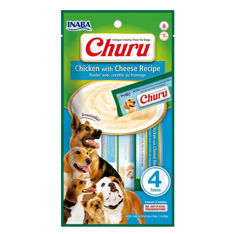 Inaba churu perro - Pollo con queso
