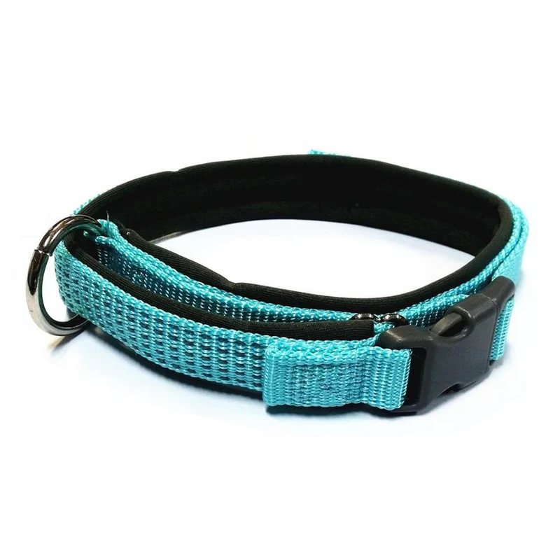 Collar Nylon Reflectante Ajustable Para Mascotas