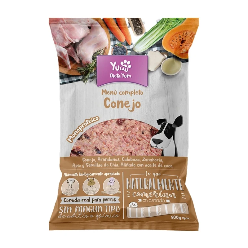 Dieta Yum Menú de Conejo