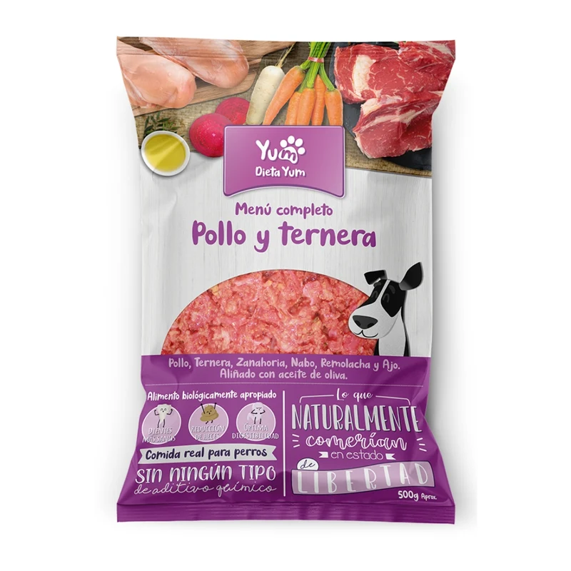 Dieta Yum Menú de Pollo y Ternera