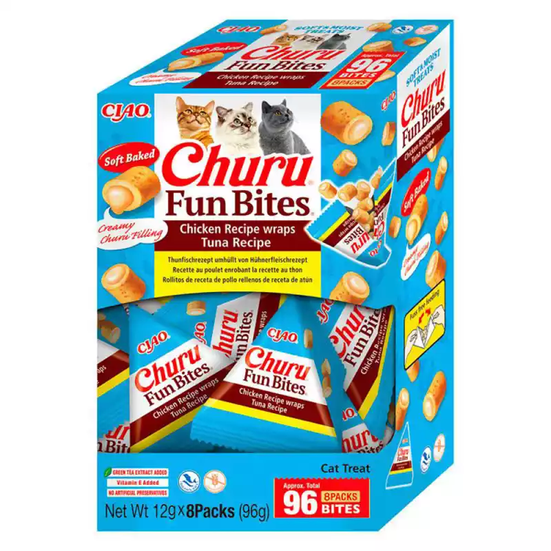 Churu Fun Bites Gato - Pollo con Atún