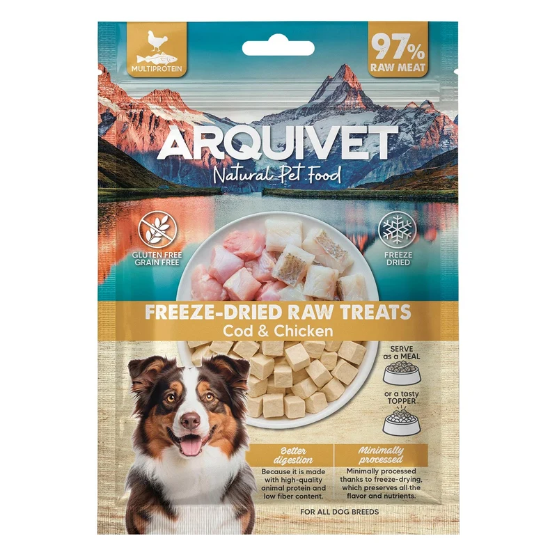 Arquivet - Snacks liofilizados de atún y pollo
