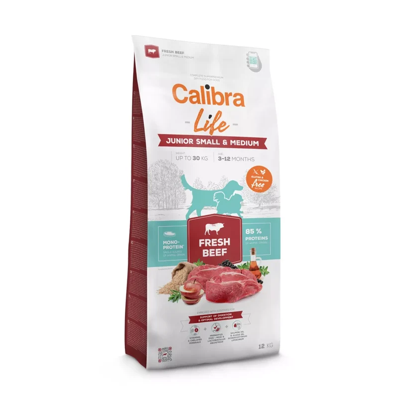 Calibra Dog Life Junior Small & Medium Breed Beef