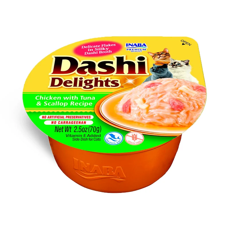CHURU Cat Dashi Pollo con Atún y Vieira