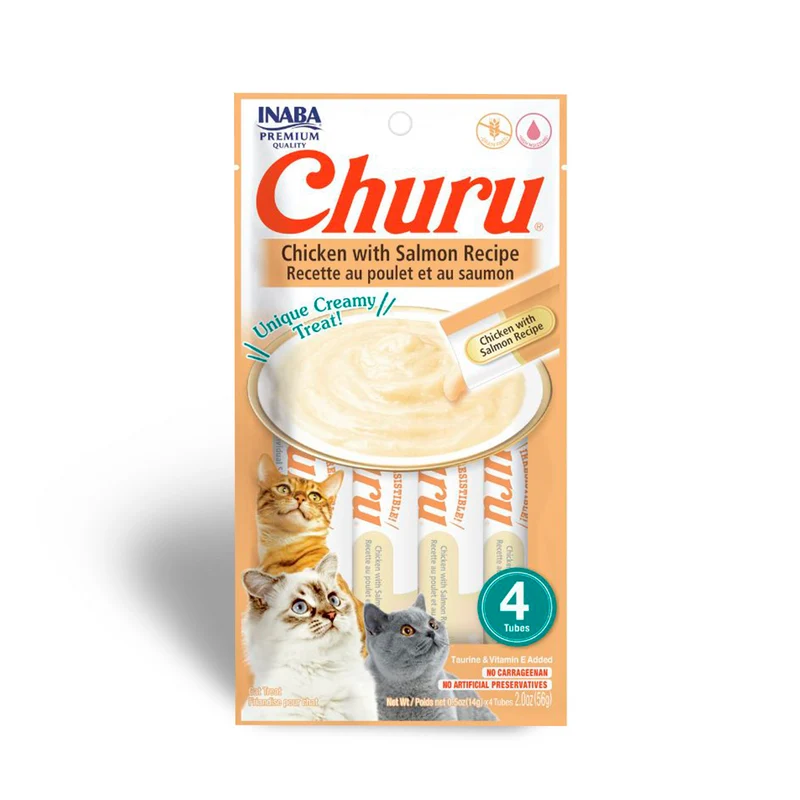 CHURU Cat Receta Pollo con Salmón