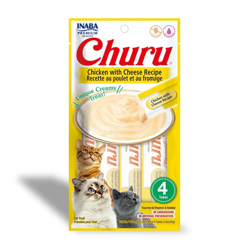 CHURU Cat Receta Pollo con Queso
