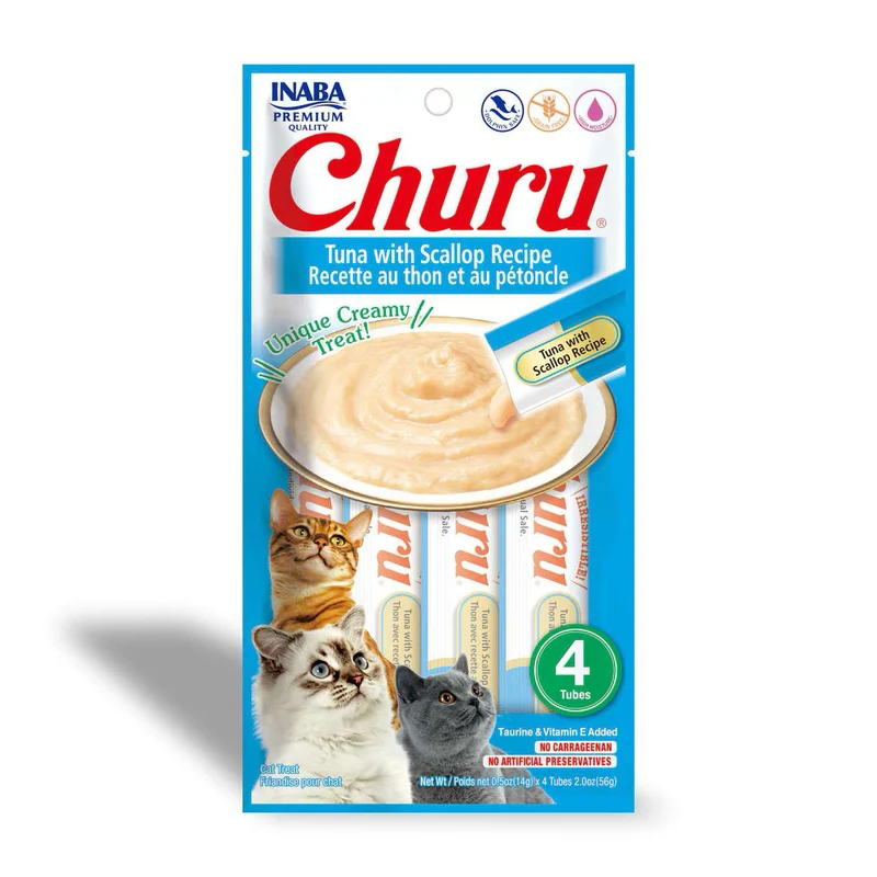 CHURU Cat Receta Atún con Vieiras