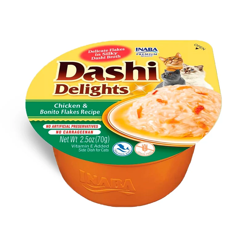 CHURU Cat Dashi Pollo con Copos de Atún