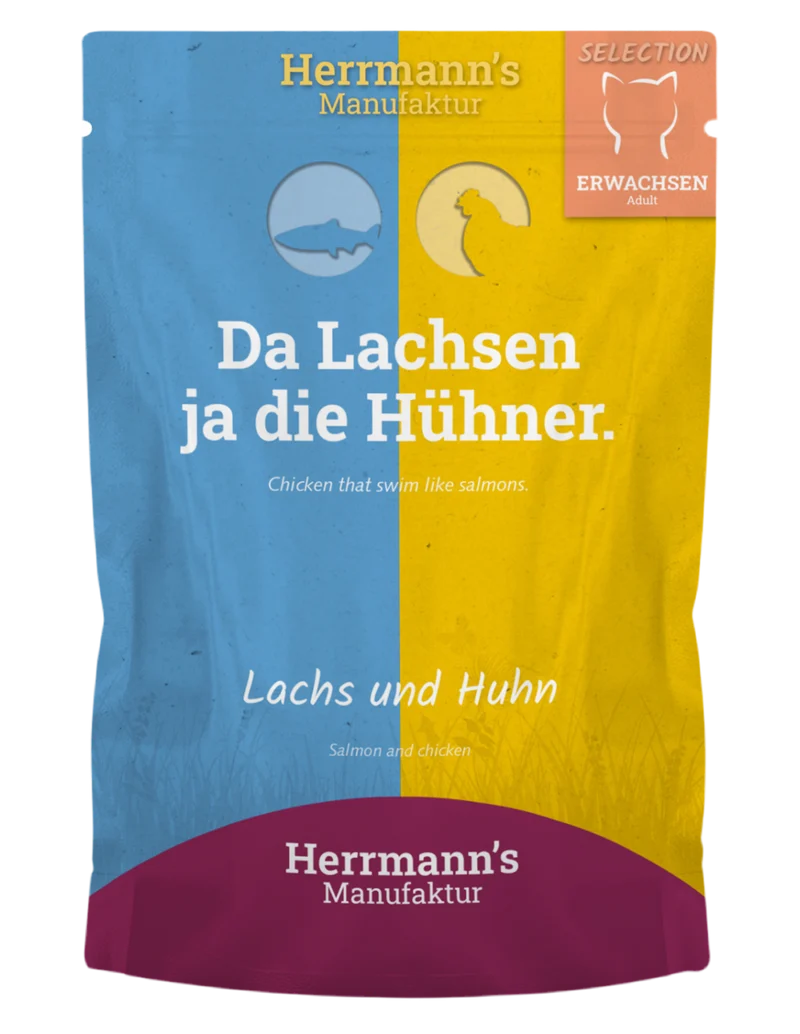 HERRMANN'S | Salmón y Pollo (12x100g)