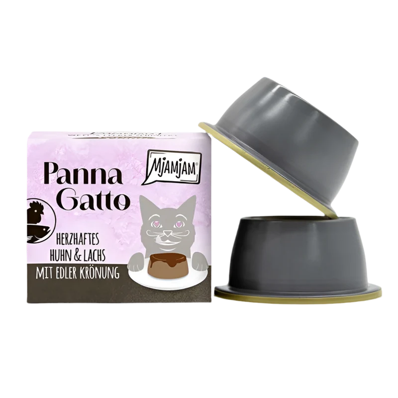 MjAMjAM | Panna Gatto: pollo y salmón abundantes con una corona noble (2x80g)