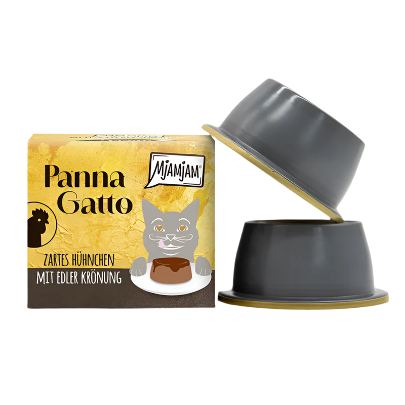 MjAMjAM – Panna Gatto – Pollo tierno con una corona doble (2x80g)