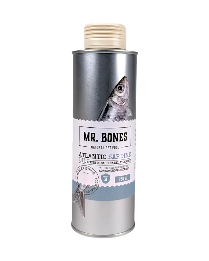 Mr. Bones | Aceite de Sardina para Perros y Gatos – Con Condroprotectores