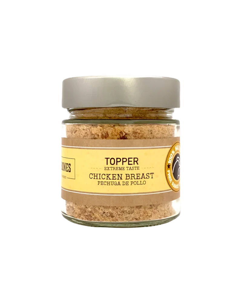 Mr. Bones | Topper de Pechuga de pollo para perros – Complemento natural