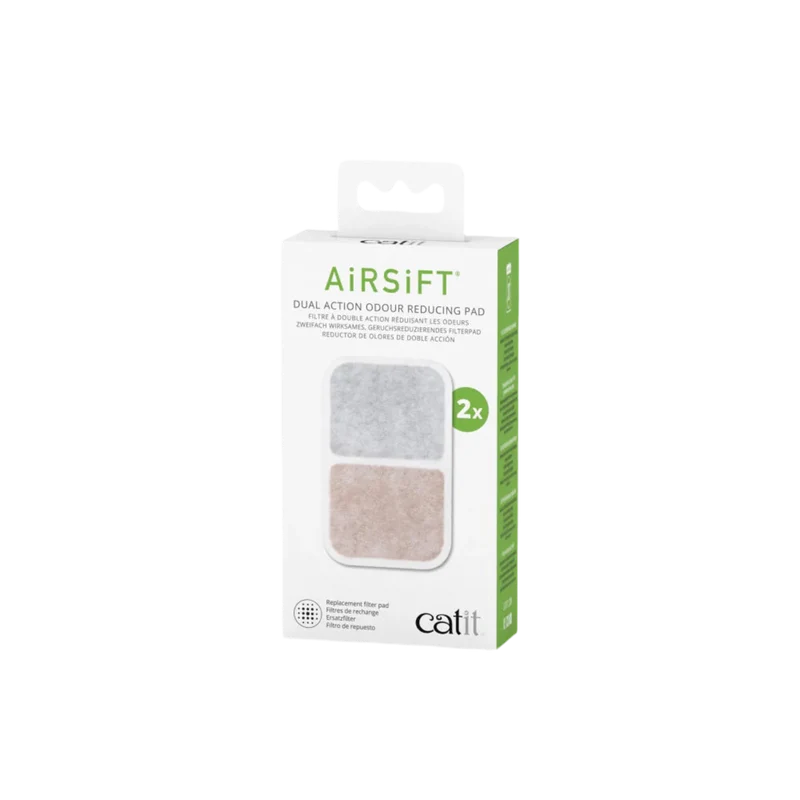 Catit | Filtro Dual Reductor de Olores de Arenero Airsift (2 recambios)