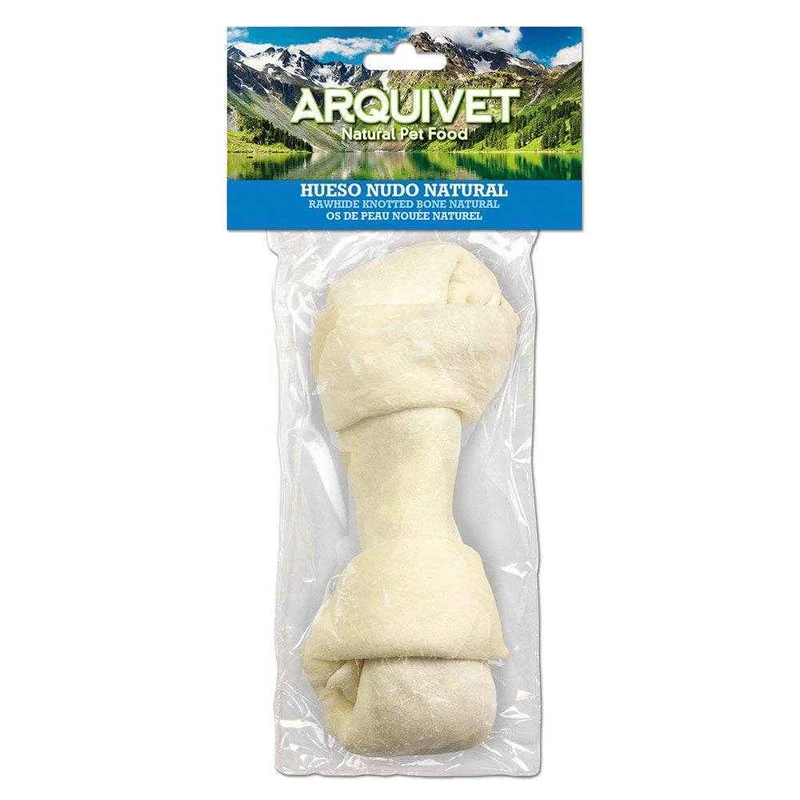 Hueso Nudo Natural para Perros Pequeños Arquivet – Snack Dental (11cm)