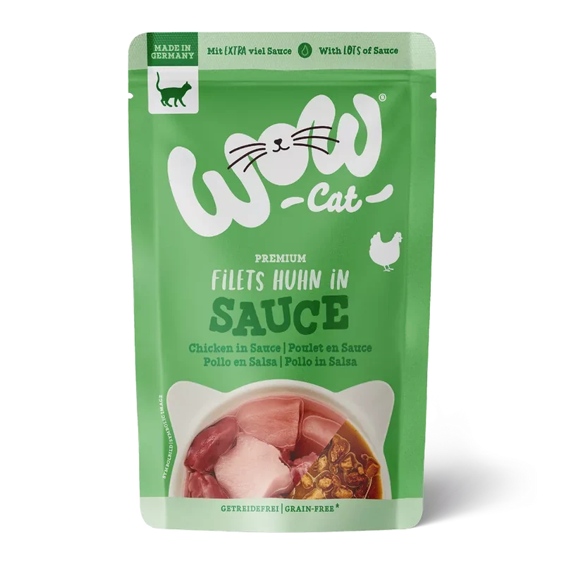 Wow gato - Filetes de pollo en salsa 85g