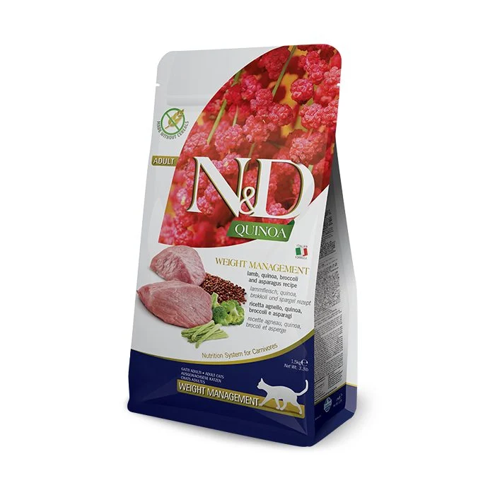 Farmina Cat Quinoa Weight Management Cordero