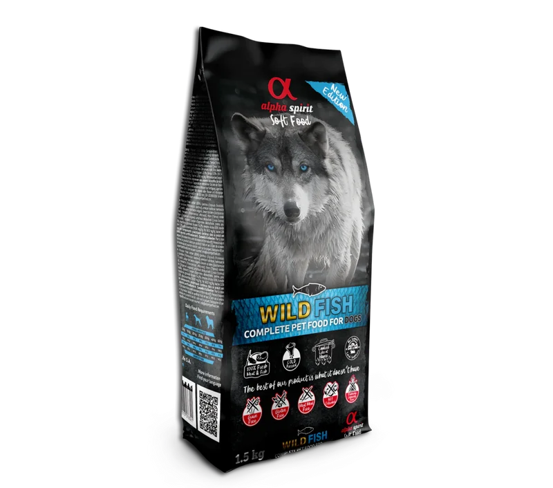 Alpha Spirit Dog Semi-húmedo Wild Fish 1,5kg