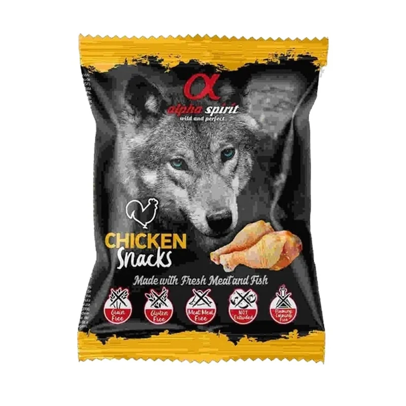 Alpha Spirit Dog Snacks de Pollo 50g