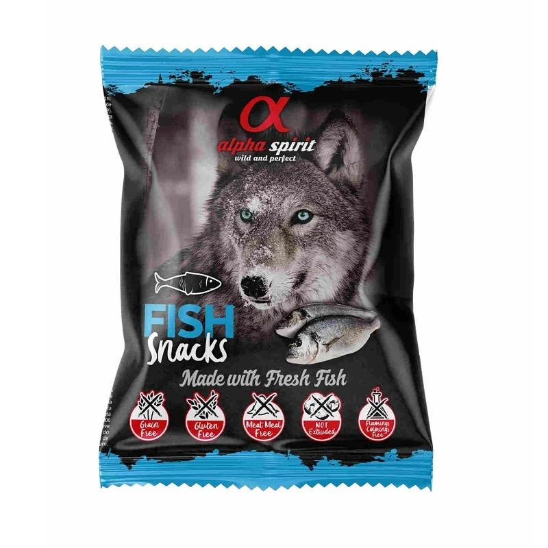 Alpha Spirit Dog Snacks de Pescado 50g