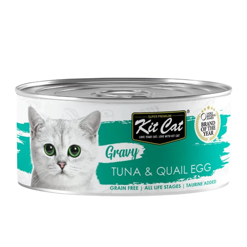 Kit Cat | Atún con huevo de codorniz en salsa (70g)