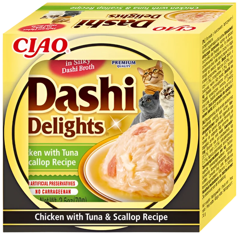 Inaba | Dashi Delights - Pollo con Atún y Vieira (70g)