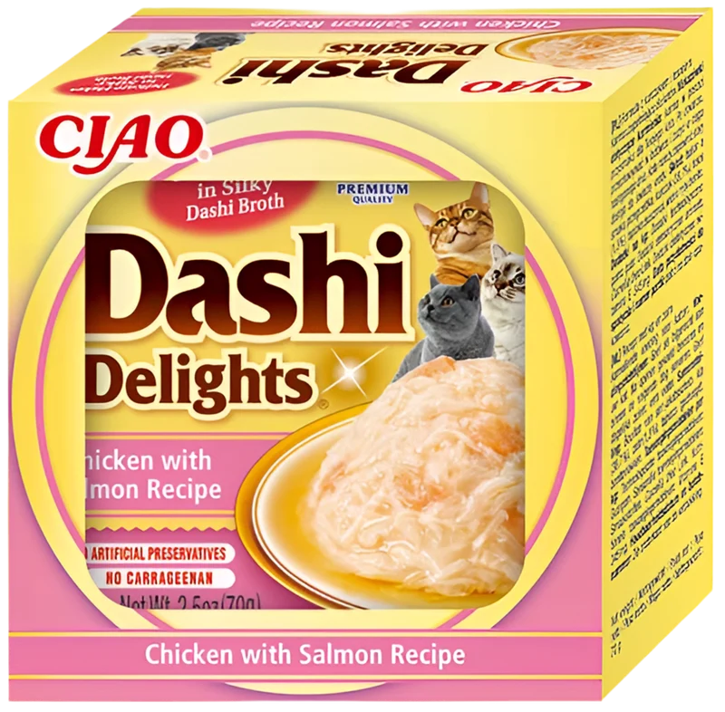 Inaba | Dashi Delights - Pollo con Salmón (70g)