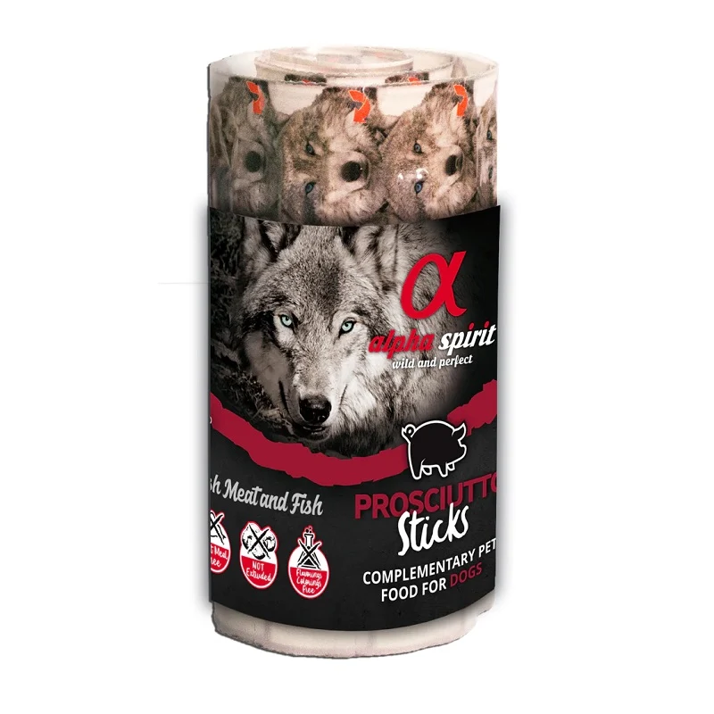 Alpha Spirit Dog Ristra 16 barritas de Jamón