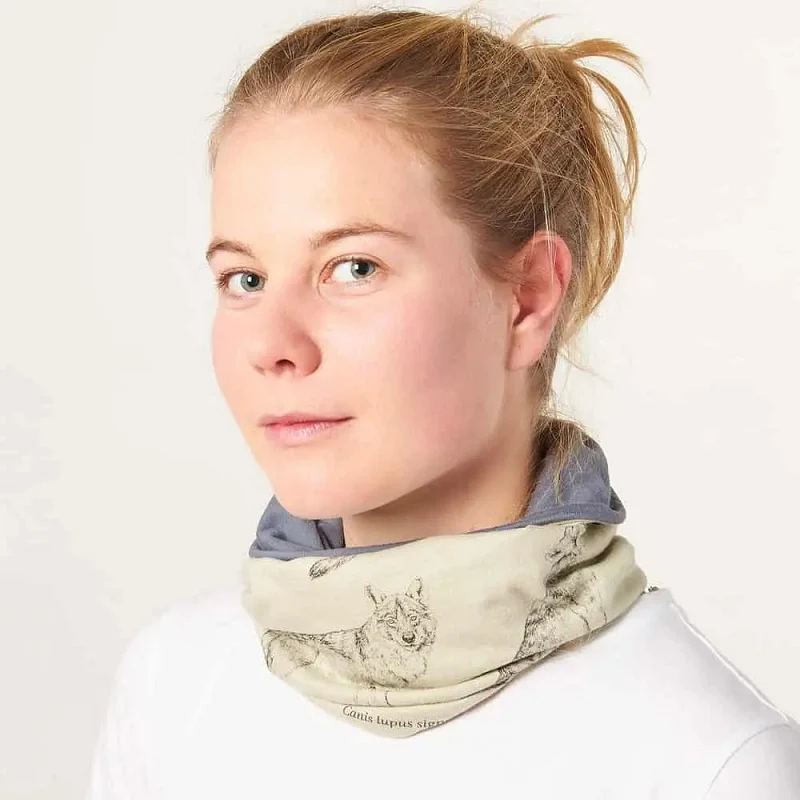 Giraffa - Pañuelo Reversible Bicolor Lobo Ibérico
