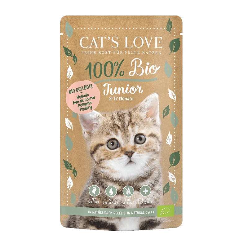 Cat´s Love BIO Junior 100g