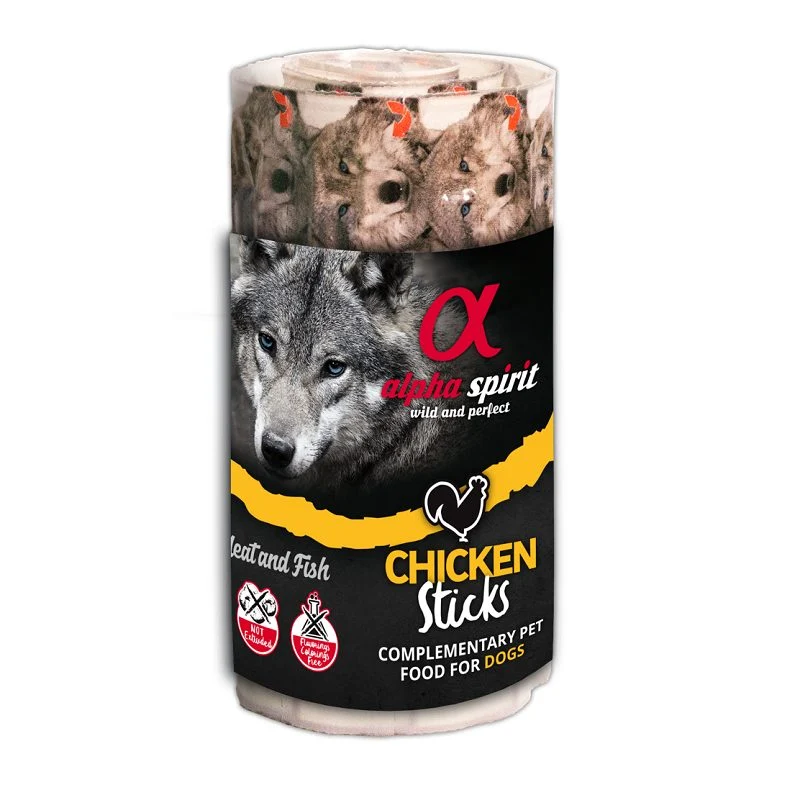 Alpha Spirit Dog Ristra 16 barritas de Pollo