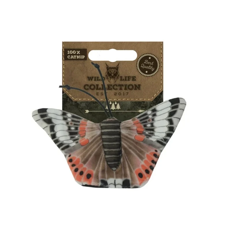 Wild Life Juguete para Gatos Mariposa Almirante con Catnip