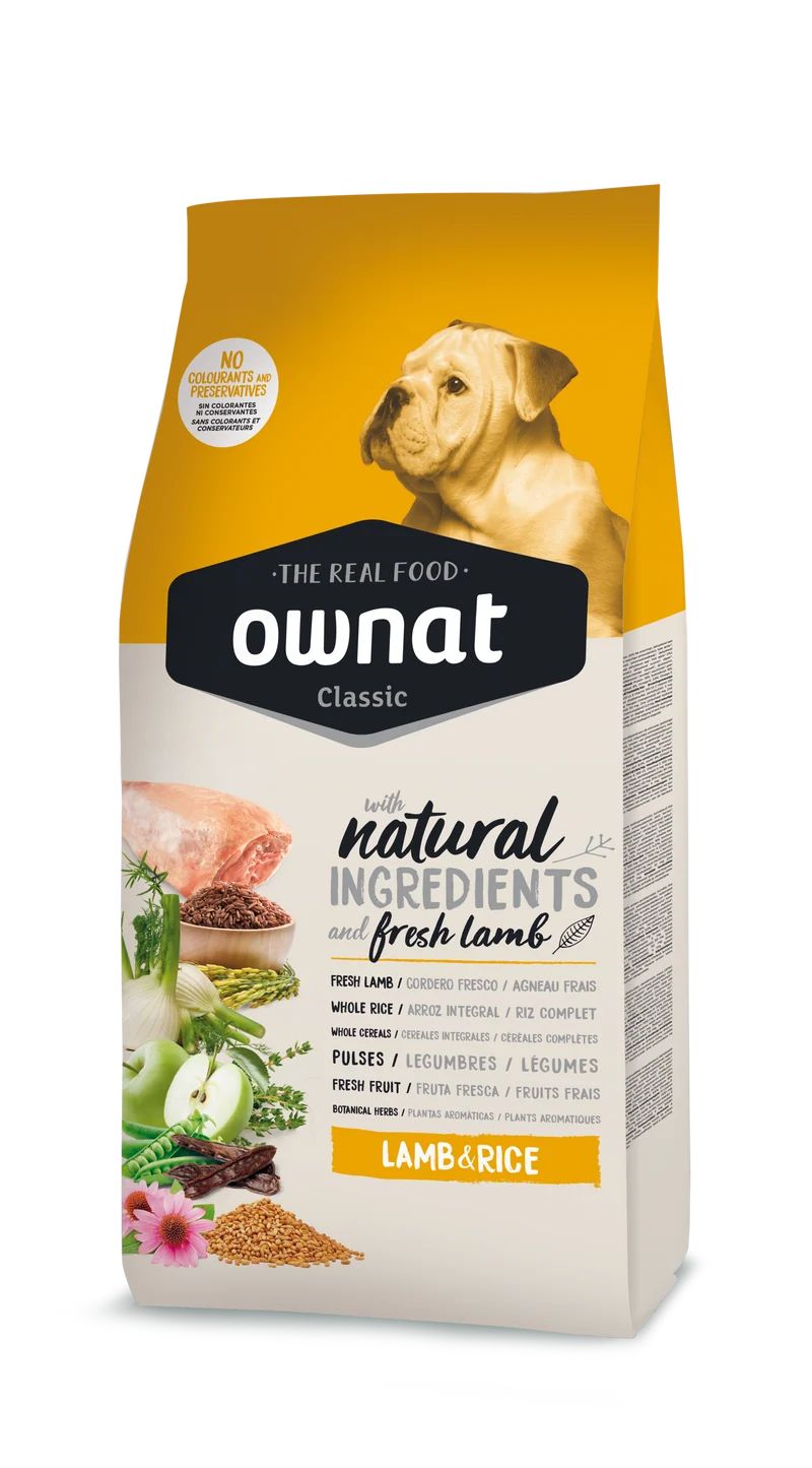 Ownat Dog Classic Cordero y Arroz