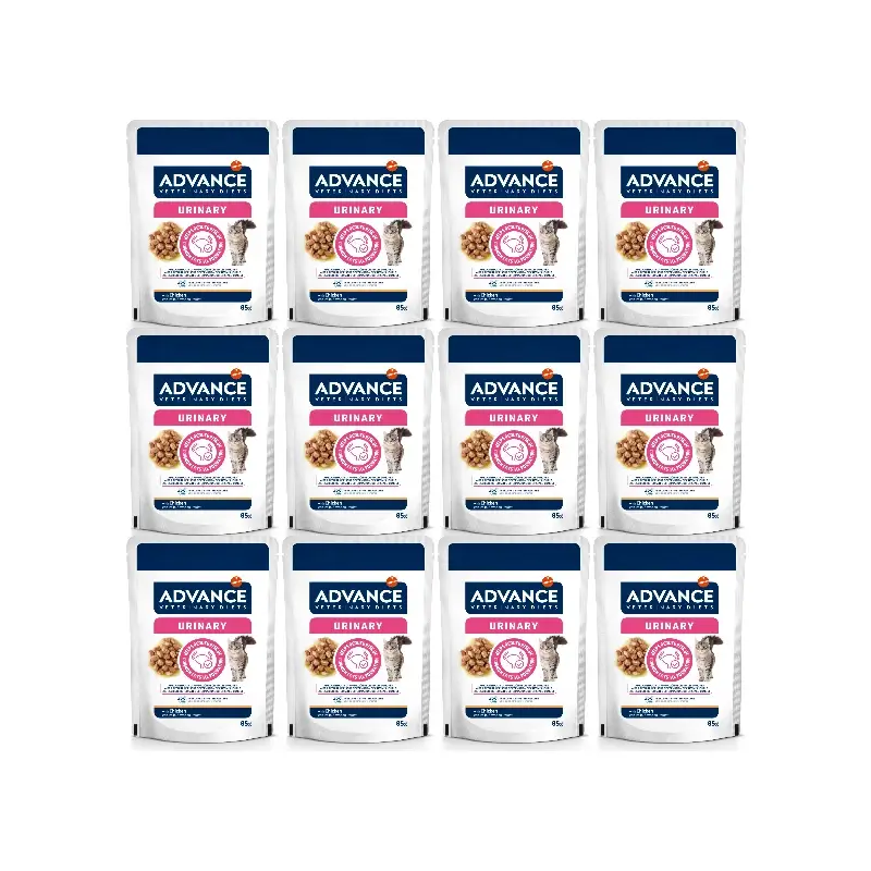 Advance Comida Húmeda Urinary Para Gatos, Single Serve, 12 x 85 gr