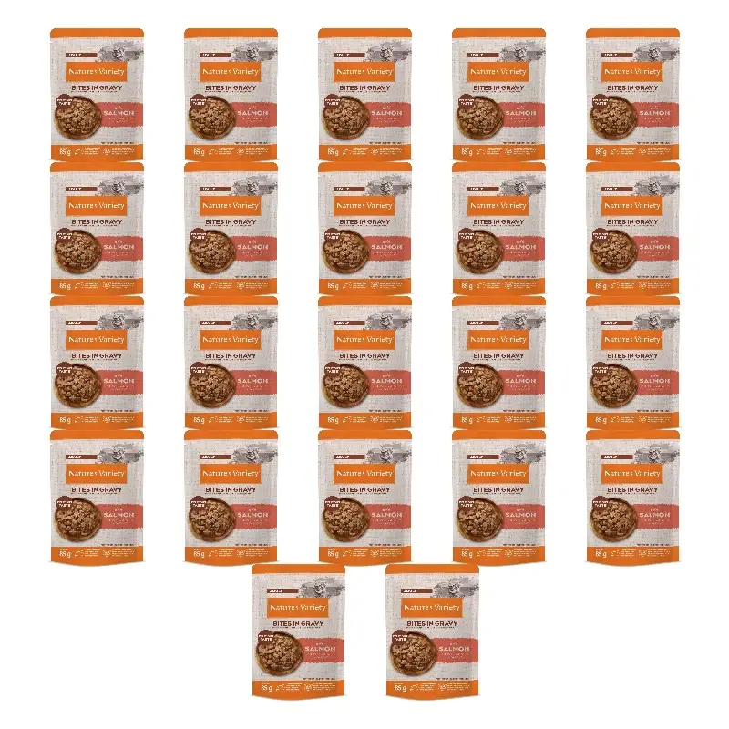 Nature'S Variety Comida Húmeda Para Gatos, Con Salmón, Multipack, 22 x 85 gr