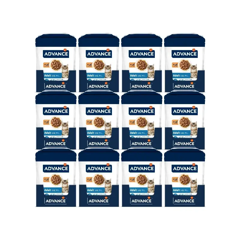 Advance Comida Húmeda Para Gatos Con Pollo, 12 x 85 gr