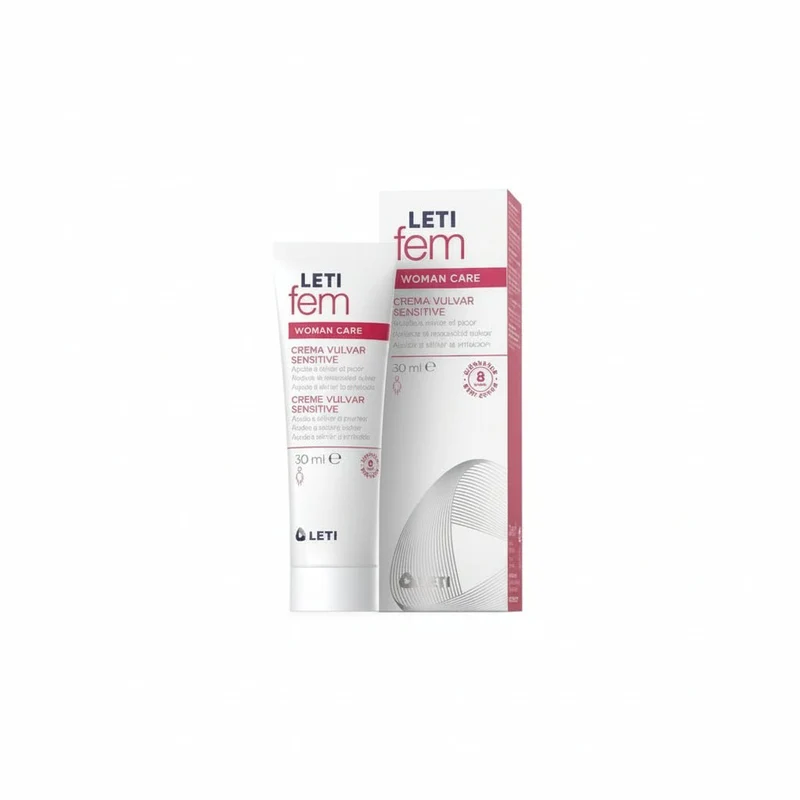 Leti Fem Crema Vulvar Sensitive Hidratante Íntima 30 ml