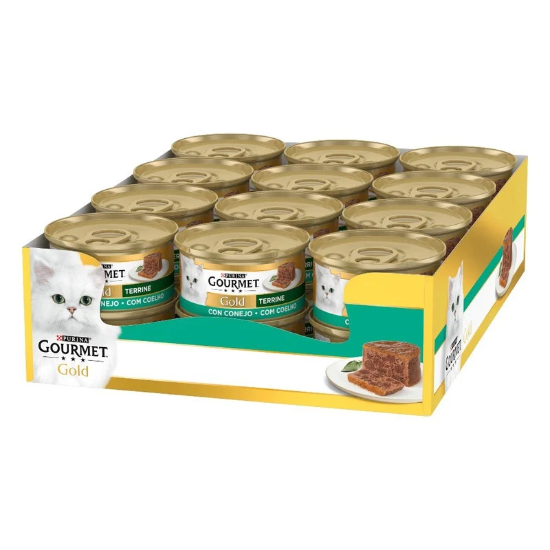 Purina Gourmet Gold Terrine Conejo 24x85g