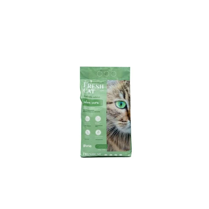 Gloria Arena Aglomerante Fresh Cat Litter Bentonita Aloe Vera 10 kg
