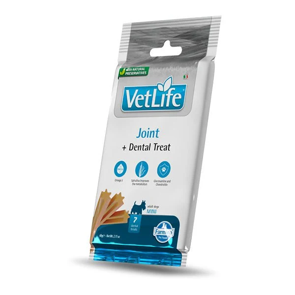 Farmina Vet Life Treat Snacks Funcionales Dog Mini Articular 60 g