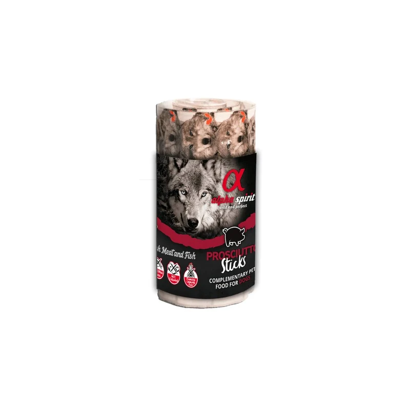 Alpha Spirit Barritas para Perros Jamón Pack 16 ud
